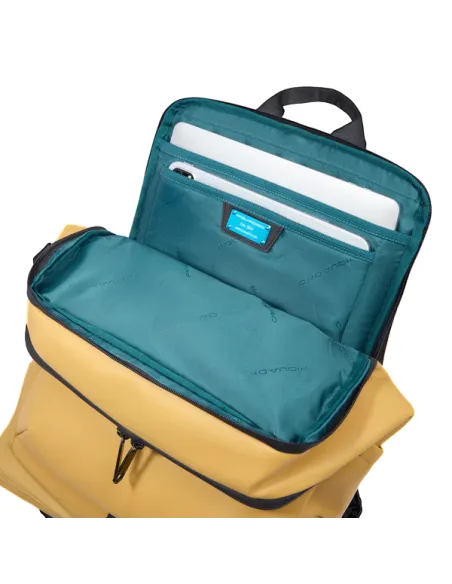 Piquadro C2OW 15.6"computer backpack, yellow