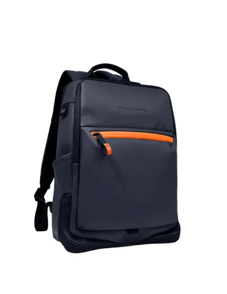 Piquadro C2OW Laptop-Rucksack aus wasserdichtem Stoff, blau