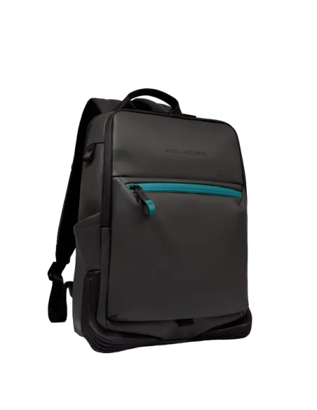 Piquadro C2OW Laptop-Rucksack aus wasserdichtem Stoff, schwarz