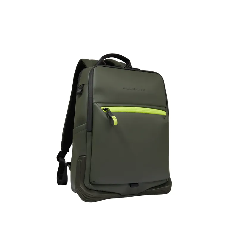 Piquadro C2OW Laptop-Rucksack aus wasserdichtem Stoff, grün 2