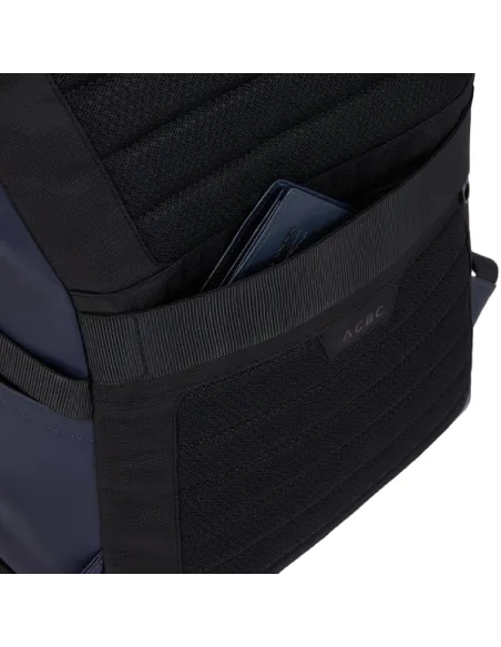 Piquadro Roll-Top Computer-Rucksack, schwarz