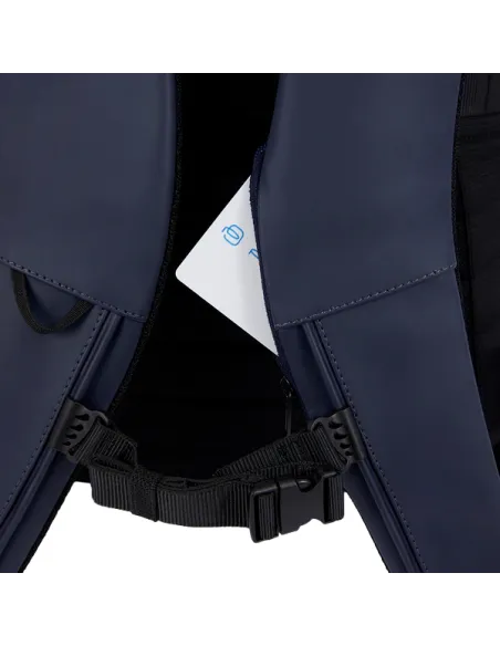 Piquadro Roll-Top Computer-Rucksack, rosa