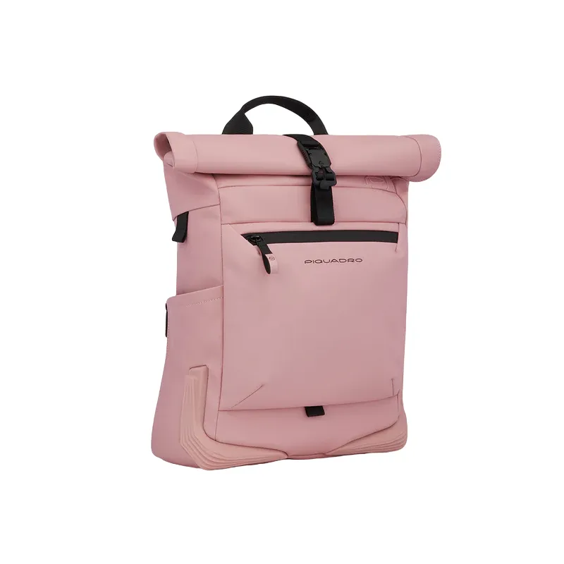 Piquadro Roll-Top computer backpack, pink 2