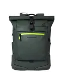 Piquadro Roll-Top computer backpack, green