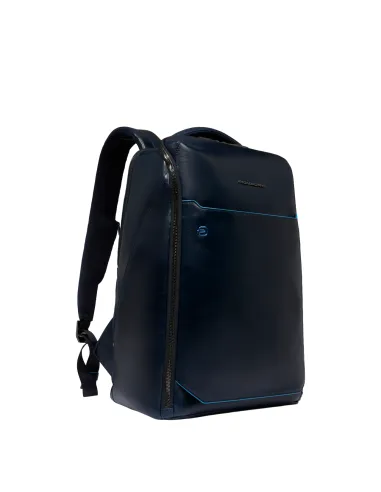Piquadro Blue Square leather travel...