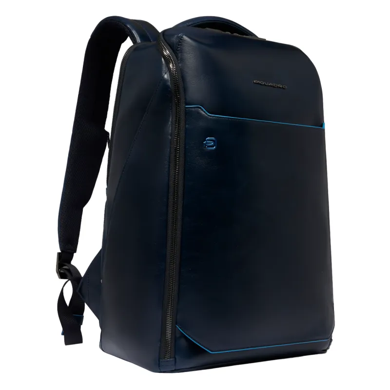 Zaino da viaggio in pelle Porta pc da 15,6 Piquadro Blue... 2