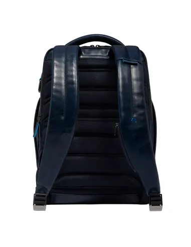 Piquadro Blue Square leather backpack...