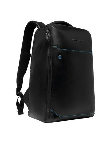 Piquadro Blue Square leather backpack...