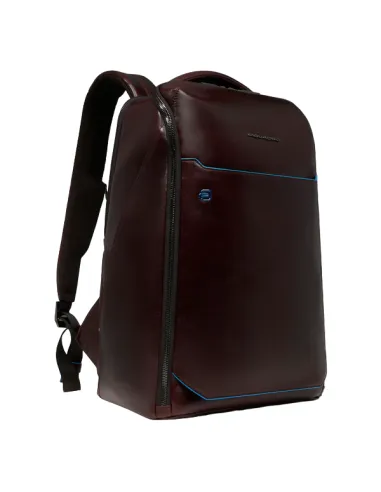 Piquadro Blue Square leather backpack...