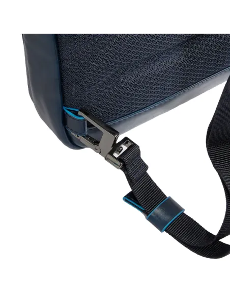 Piquadro Blue Square Mono-Sling bag/backpack, black