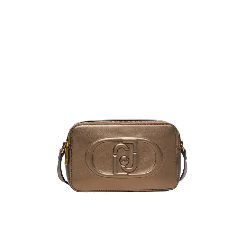 Liu Jo Umhängetasche mit zwei Fächern, bronze