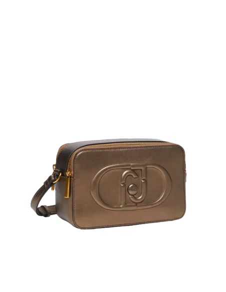 Tracolla con due comparti Liu Jo, bronzo metal