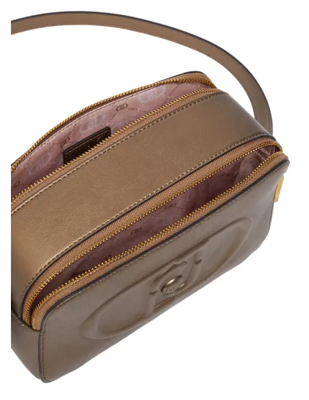 Liu Jo cross-body bag with two compartments, bronze