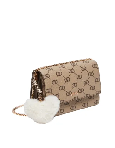 Liu Jo woman bag with chain strap, sand