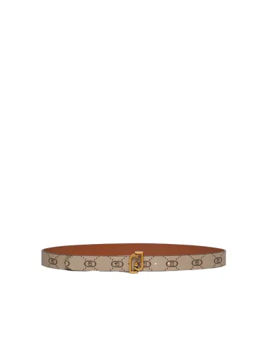 Liu Jo women's double-faced belt, brown