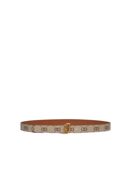 Liu Jo women's double-faced belt, brown