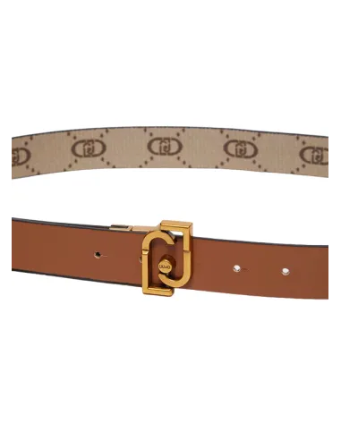 Liu Jo women's double-faced belt, brown