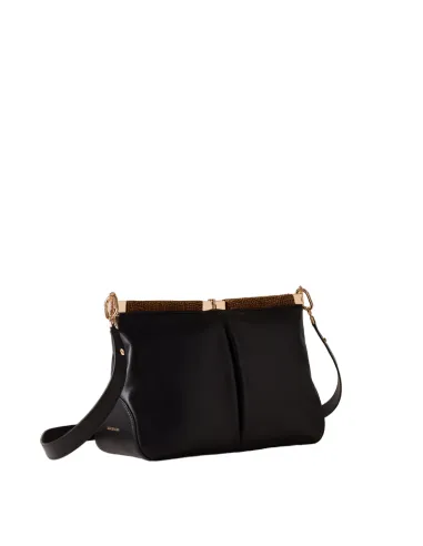 Borbonese medium-sized leather...