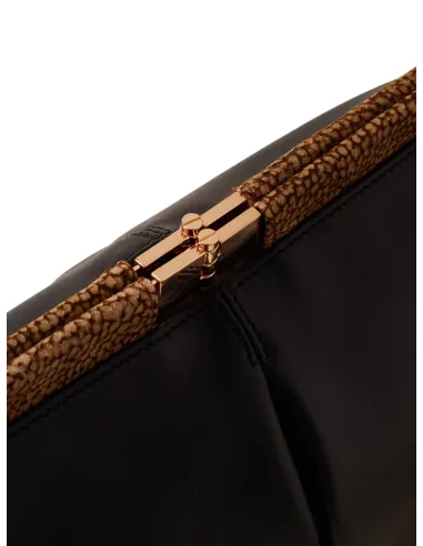 Borbonese medium-sized leather...