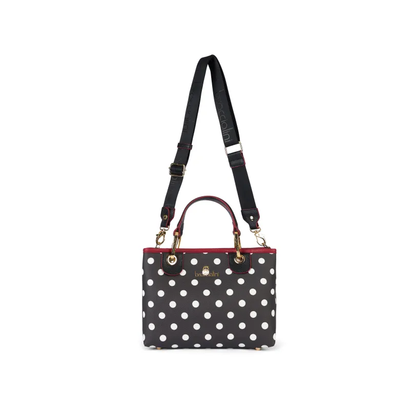 Braccialini Beth Print small handbag, Polka Dot