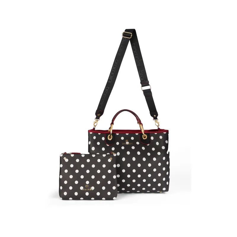 Braccialini Beth Print small handbag, Polka Dot 2