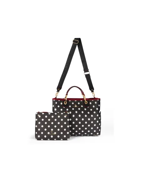 Braccialini Beth Print small handbag, Polka Dot