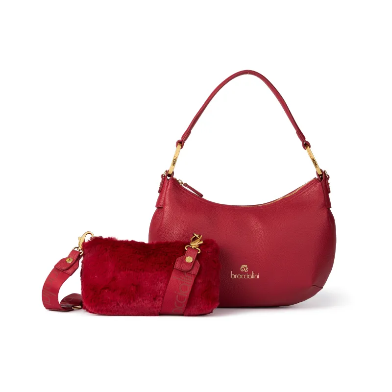 Braccialini Beth shoulder bag, red