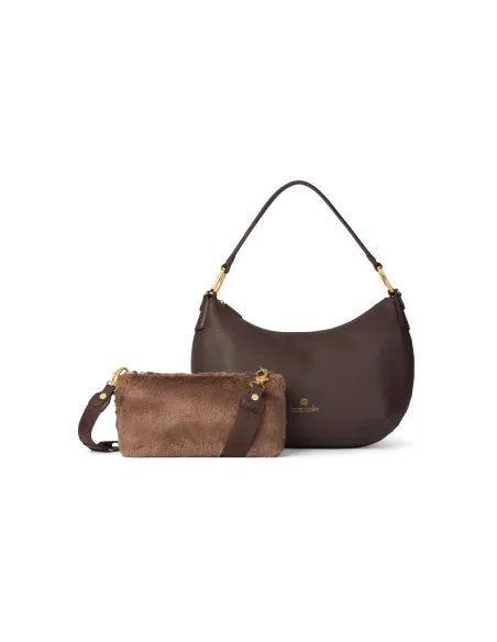 Damen- Schultertasche Braccialini Beth, dunkelbraun