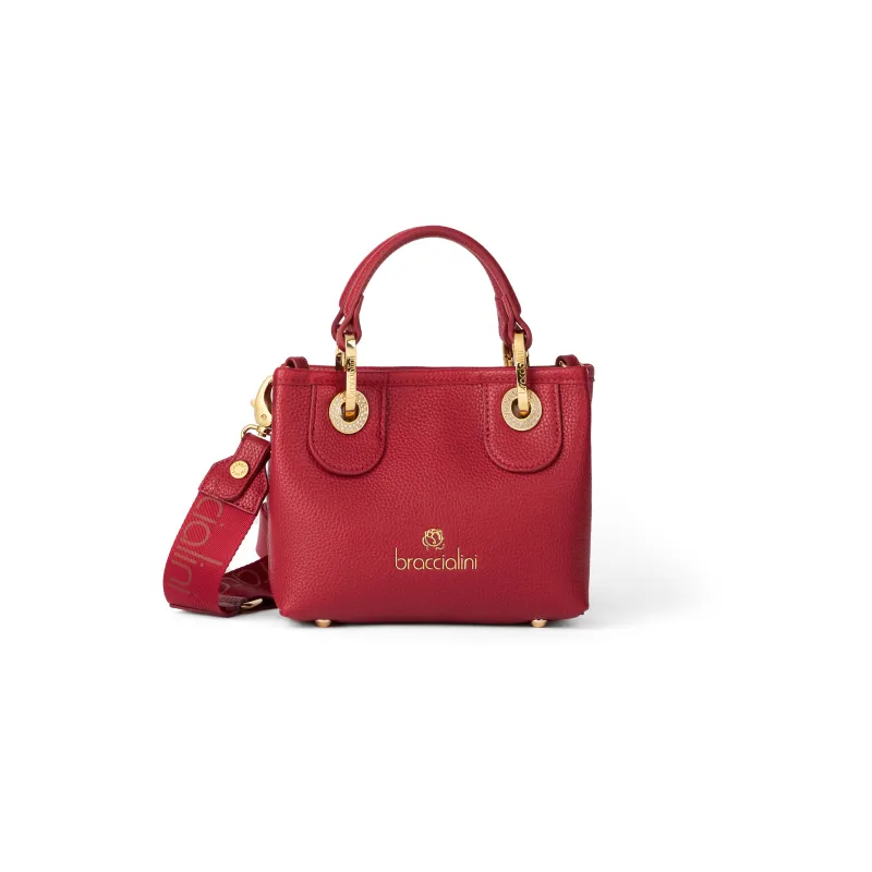 Mini-Tasche Braccialini Beth, rot