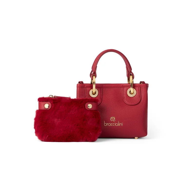 Mini-Tasche Braccialini Beth, rot 2