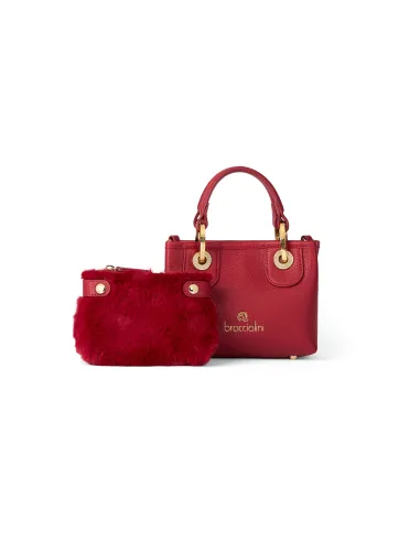 Mini-Tasche Braccialini Beth, rot