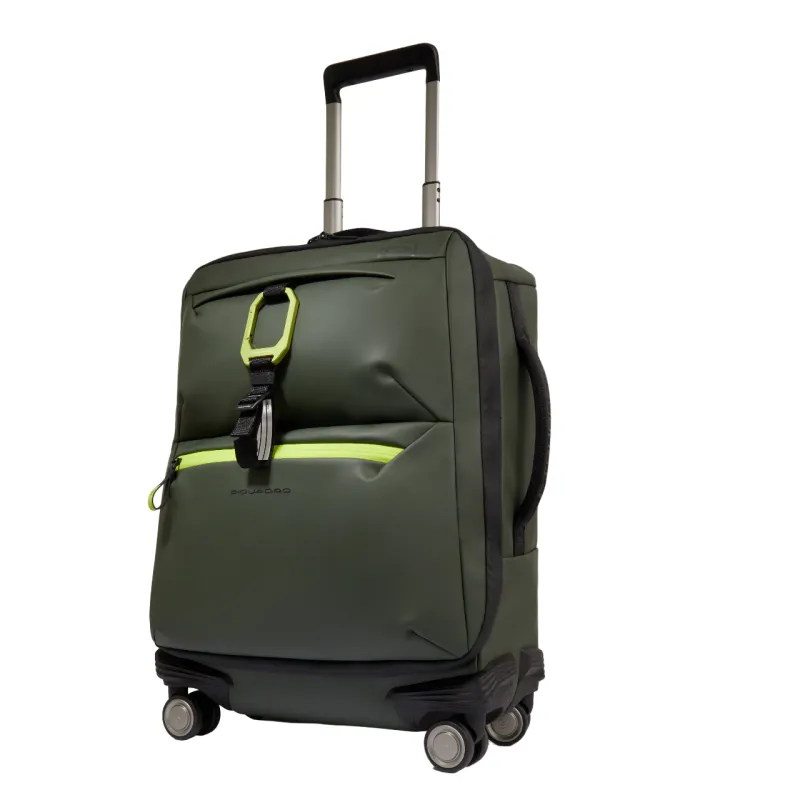 Piquadro C2OW, carry-on trolley, green 2