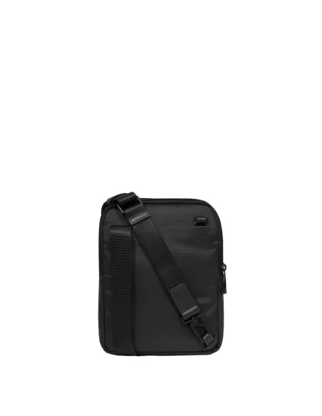 Herren-Umhängetasche mit zwei Fächern Piquadro Wollem, schwarz