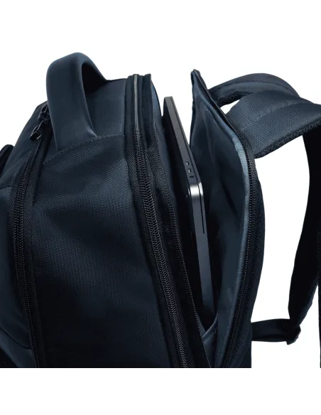 Zaino da viaggio porta pc da 17 espandibile Piquadro Wollem, blu