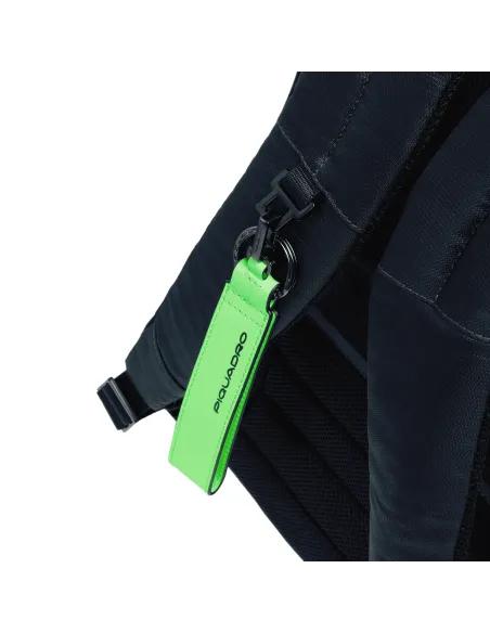 Zaino da viaggio porta pc da 17 espandibile Piquadro Wollem, blu