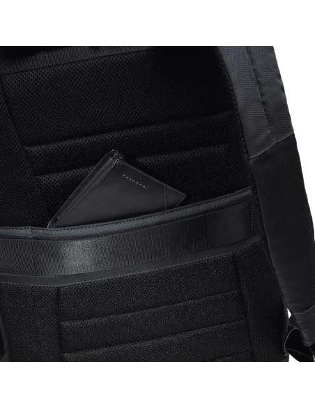 Piquadro Wollem travel backpack with 17.3" laptop compartment, black