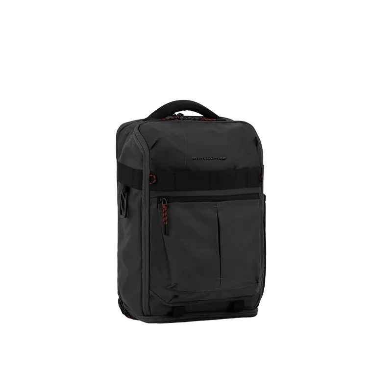 Piquadro Arne travel backpack with laptop compartment, black 2
