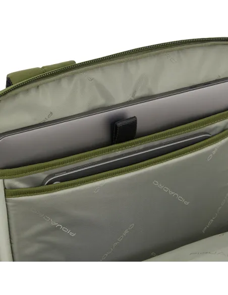 Piquadro Arne travel backpack with laptop compartment, black