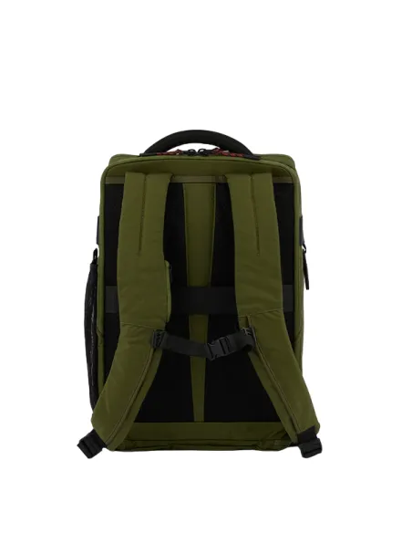 Zaino per computer e iPad® in tessuto riciclato con vano porta scarpe Piquadro Arne, verde