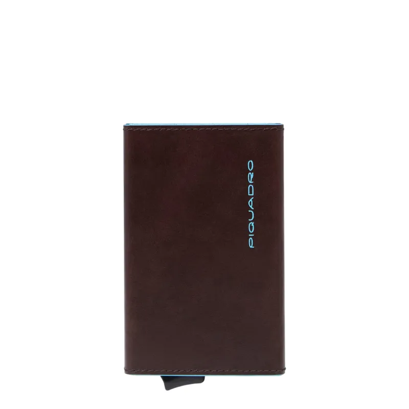 Piquadro B2 Credit card case with sliding system and cash...