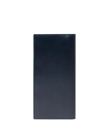 Piquadro Blue Square große vertikale Geldbörse, blau