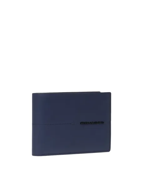 Piquadro Kiri men's wallet, blue