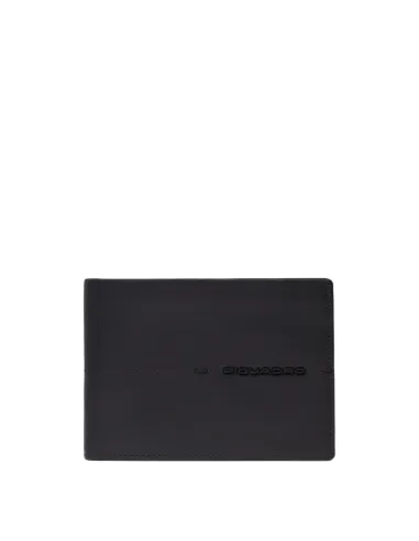 Piquadro Kiri Herren-Geldbörse, schwarz