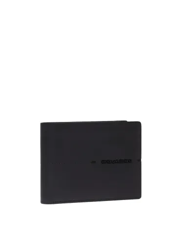 Piquadro Kiri Herren-Geldbörse, schwarz