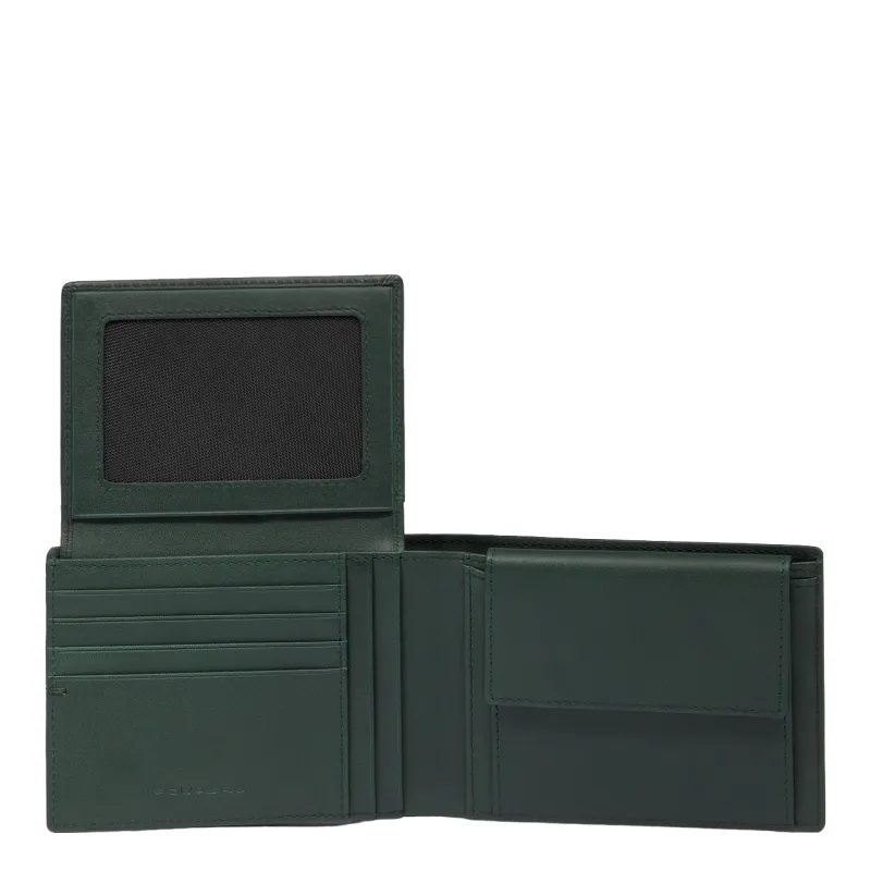 Portafogli Piquadro Kiri, verde