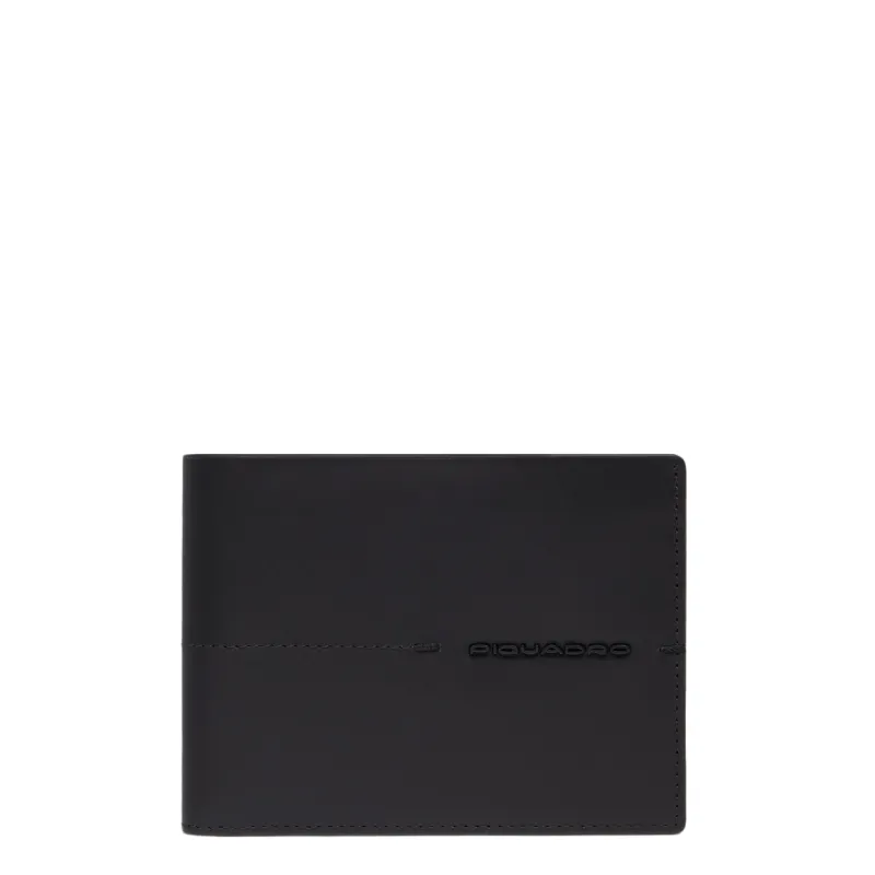 Piquadro Kiry men's wallet with coin purse, black 2