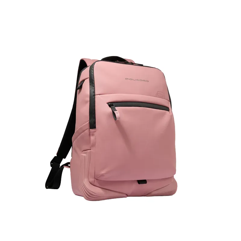 Piquadro C2OW Laptop-Rucksack aus wasserdichtem Stoff, rosa 2