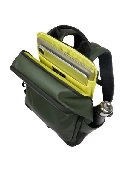 Piquadro C2OW laptop backpack in waterproof fabric, pink