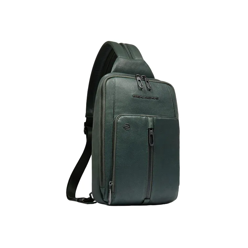 Piquadro Hedley Umhängetasche/Rucksack, grün 2
