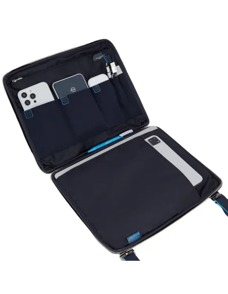 Piquadro Blue Square Notizblockhalter mit iPad®Pro 12,9 Fach, blau